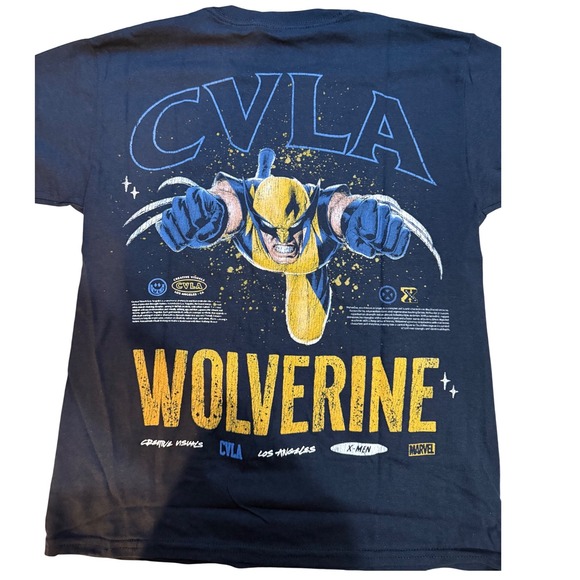 Other - Marvel X-Men Wolverine CVLA Los Angeles Graphic T-Shirt Navy Size M NWOT